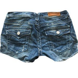Vigoss Denim Jean Shortie Shorts Size 3/4 Roll Up